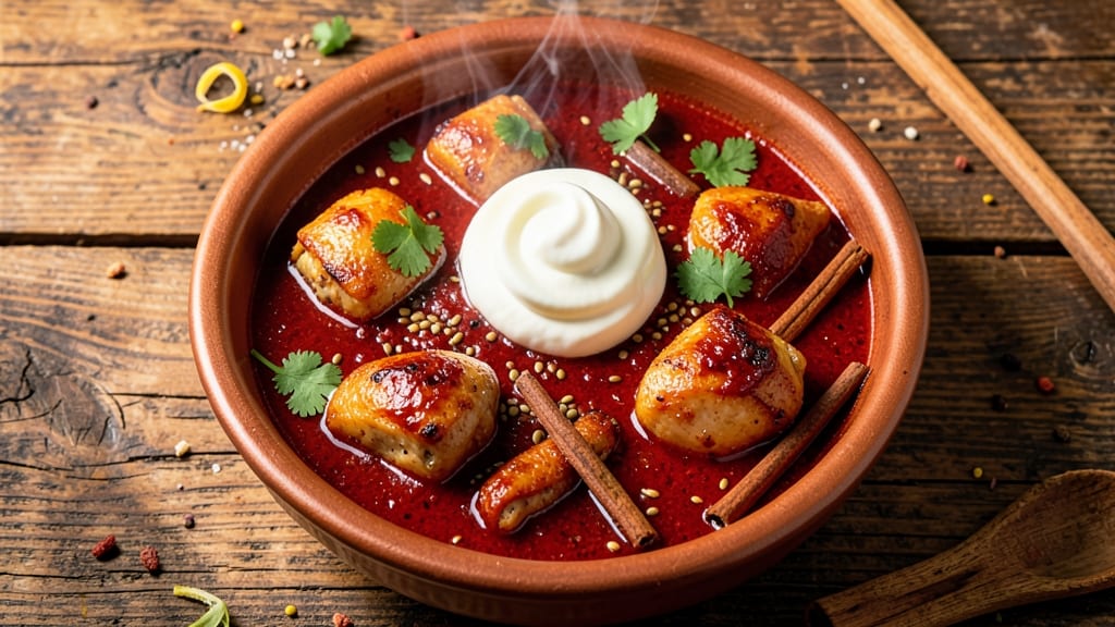 Authentic Kashmiri Chicken Curry Recipe: Slow-Simmered Spice and Yogurt Magic