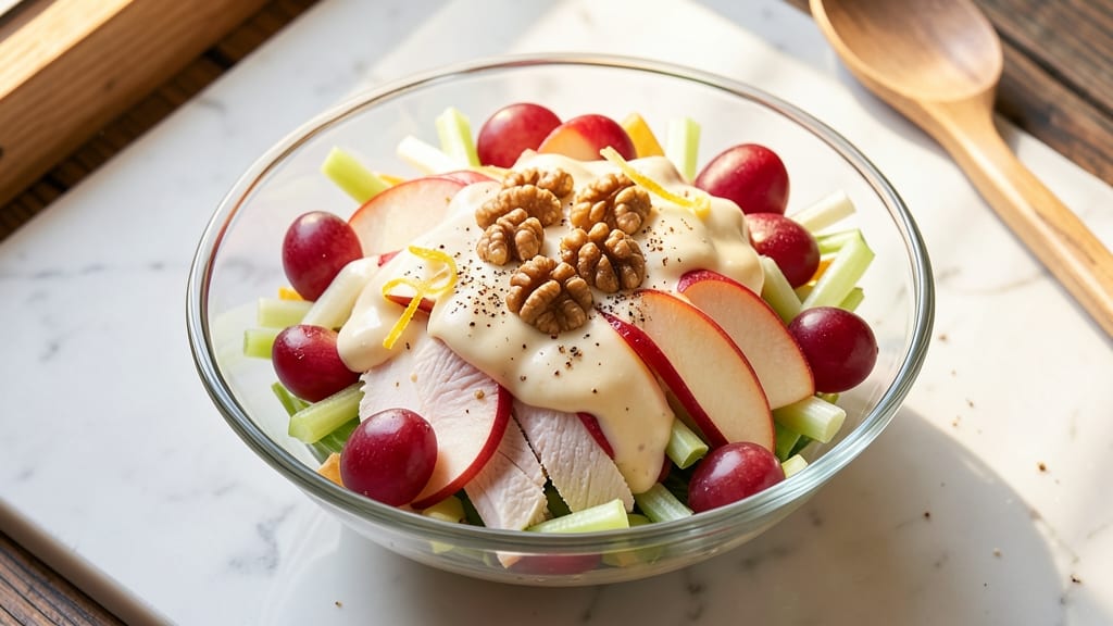 Atlanta Bread Company Chicken Waldorf Salad Recipe: Crunchy Apples, Celery, and Walnut Magic