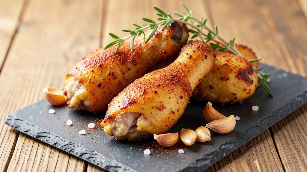 Baked Frozen Chicken Drumsticks Recipe: Crispy Skin and Juicy Meat in 45 Minutes