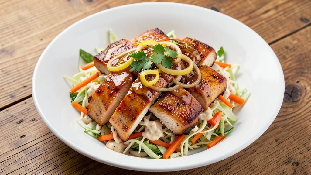 Barberton Chicken Coleslaw Recipe: Smoky Vinegar-Kissed Crunch With Juicy Chicken Bites