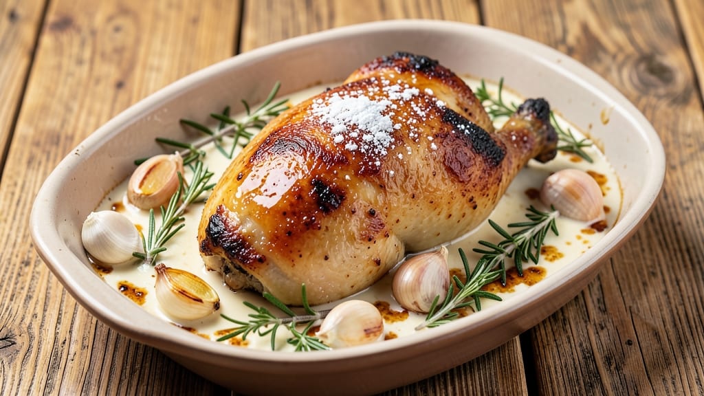 Amish Baked Chicken Recipe: Homestyle Tender Crisp With Herbed Gravy