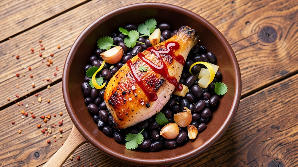 Black Bean Chicken Bowl Recipe: Spiced Protein and Hearty Beans in One Pan