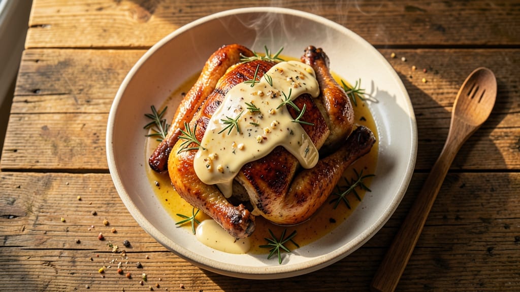 Bouchon Roast Chicken Recipe: Herb-Butter Crust and Juicy Golden Perfection