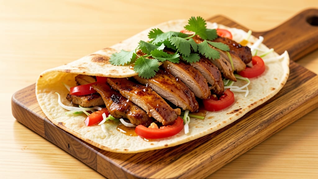 Applebee's Oriental Chicken Wrap Recipe: Crispy Tortilla Crown Over Sweet-Spiced Chicken
