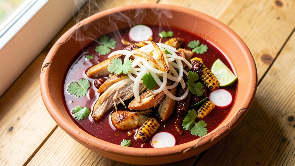 Authentic Mexican Red Chicken Pozole Recipe: Smoky Homestyle Stew With Tender Shreds