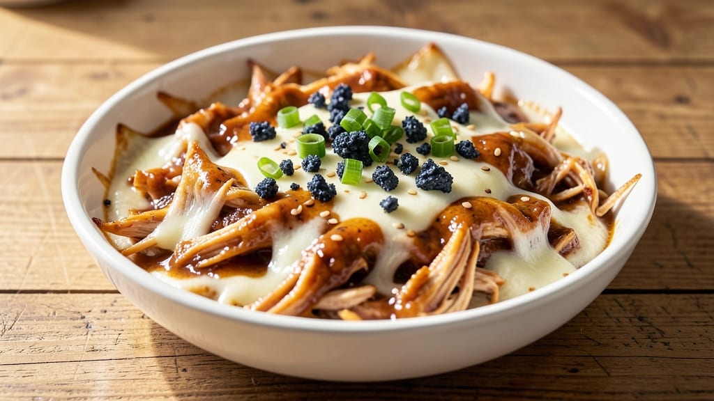 Buffalo Chicken Dip Recipe with Mozzarella Cheese: Crispy Top, Gooey Pull-Apart Magic