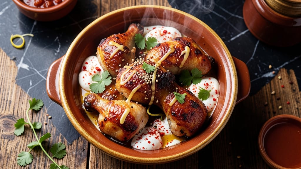 Authentic Chicken Ghee Roast Recipe: Spiced Yogurt Marination for Fall-Off-Bone Tenderness