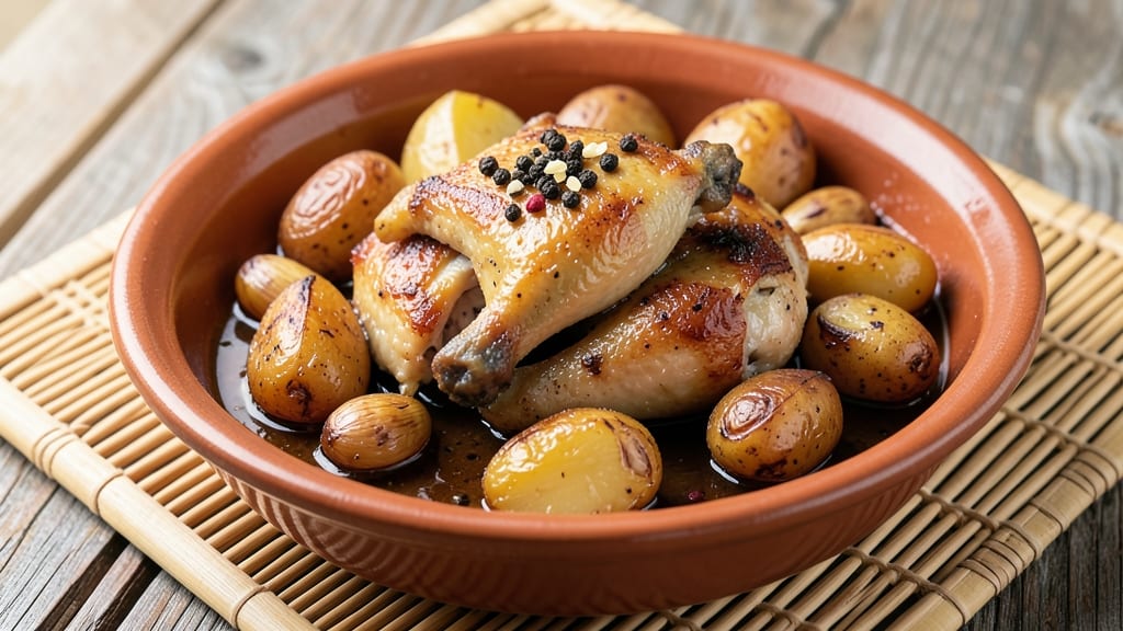 Authentic Filipino Chicken Adobo Recipe with Potatoes: Vinegar-Braised Boldness in One Pot
