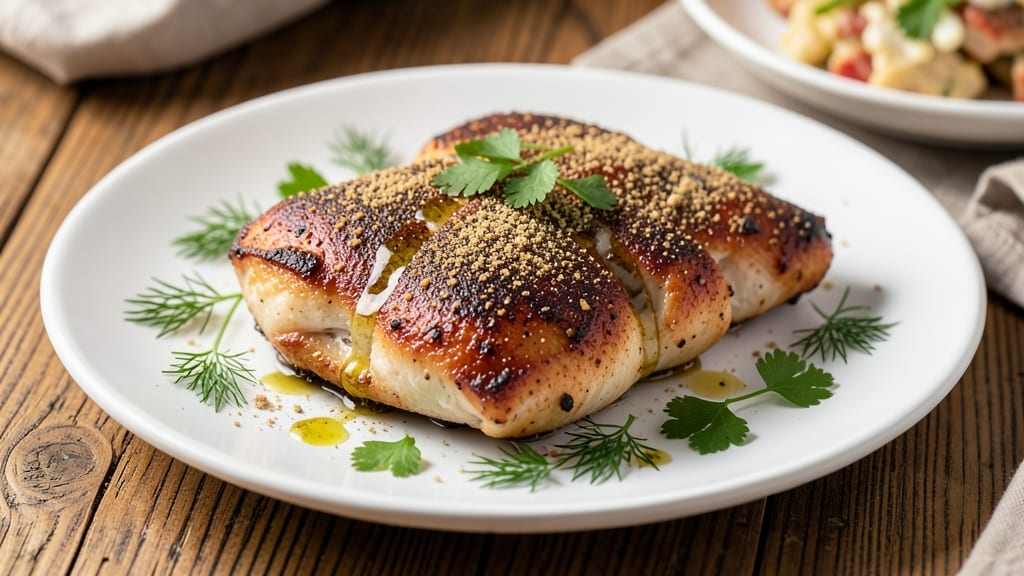 Baked Chicken With Ranch Seasoning Recipe: Herby-Crusted Bites in One Pan