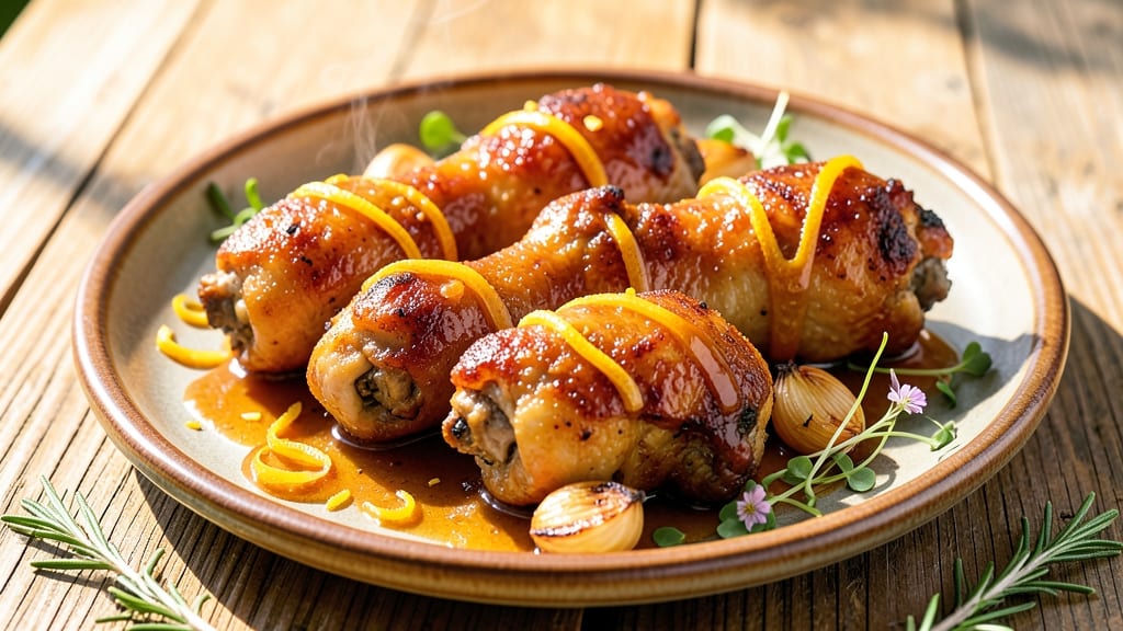 Baked Orange Chicken Drumsticks Recipe: Glazed Crispy Skin with Juicy Heat