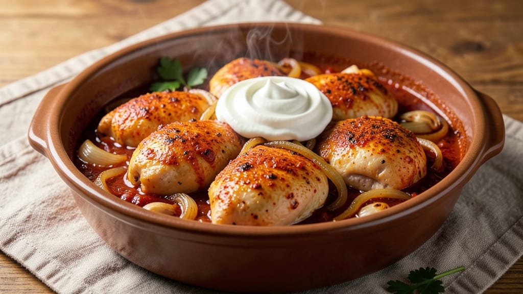 Authentic Hungarian Chicken Paprikash Recipe Slow Cooker: Slow-Cooked Spice-Infused Richness