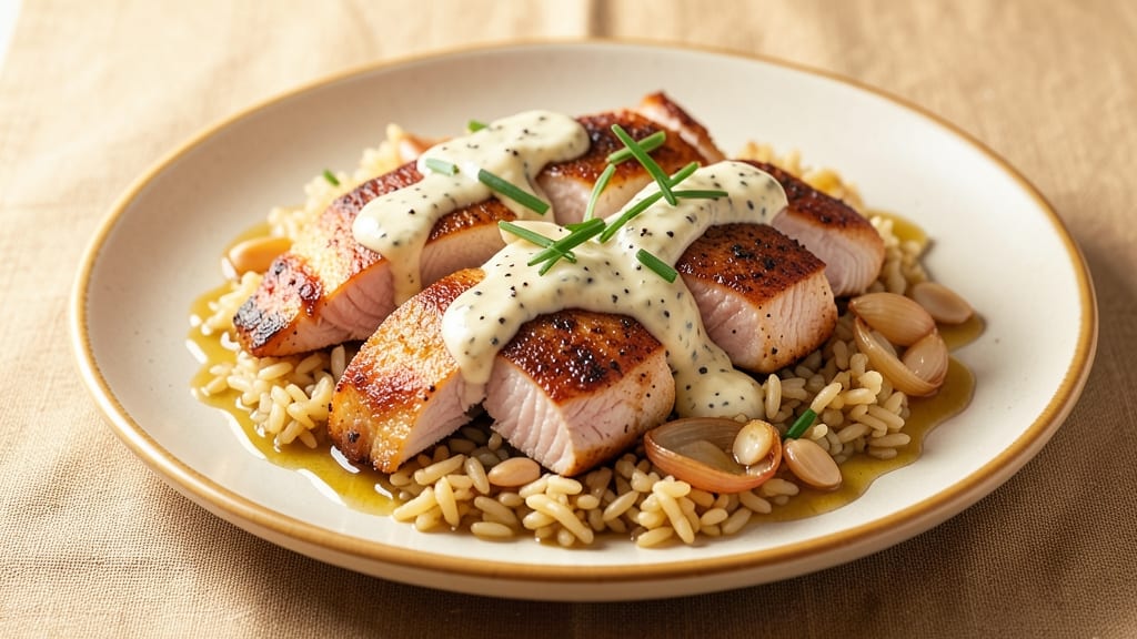 Boursin Cheese Chicken Orzo Recipe: Creamy Garlic-Herb Sauce With Al Dente Pasta