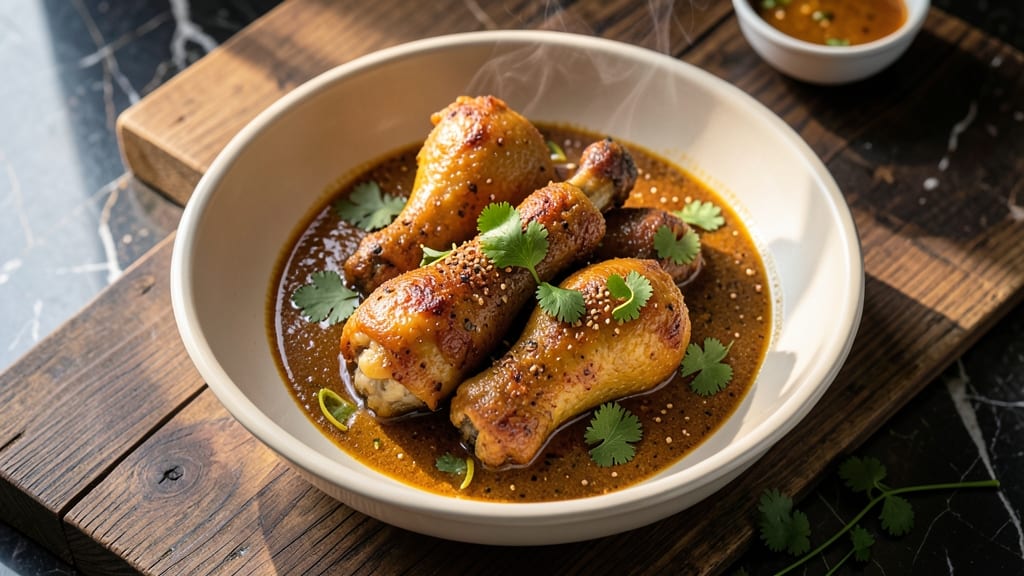 Baked Curry Chicken Legs Recipe: Spiced Golden Crisp With Tender Meat Inside