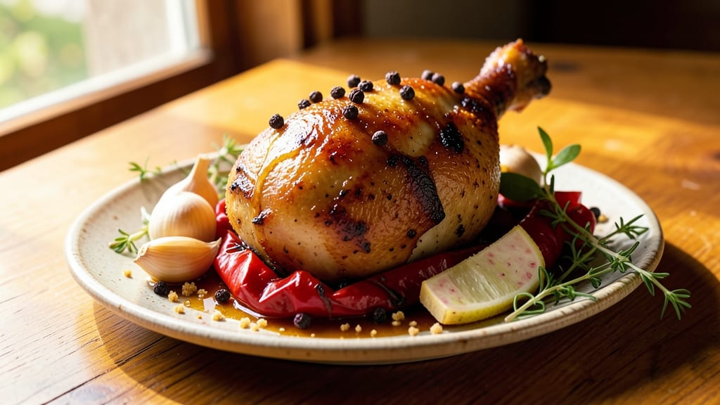Bajan Baked Chicken Recipe: Jerk-Spiced Crust and Tender Meat