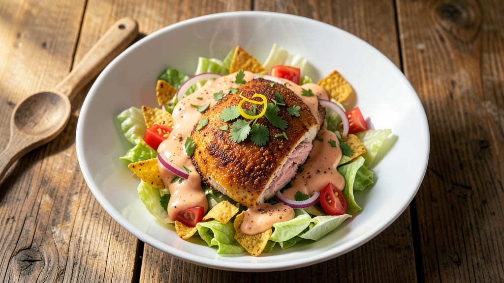 Applebee's Southwest Chicken Salad Recipe: Crispy Tortilla-Crusted Protein With Zesty Lime Dressing
