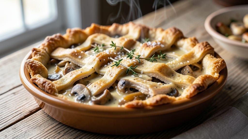 Bobby Flay's Chicken Pot Pie Recipe: Golden Crust, Flaky Layers, One-Pan Wonder