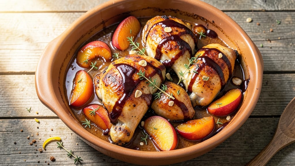 Baked Chicken With Canned Peaches Recipe: Sweet-Tart Glaze Meets Juicy Bites