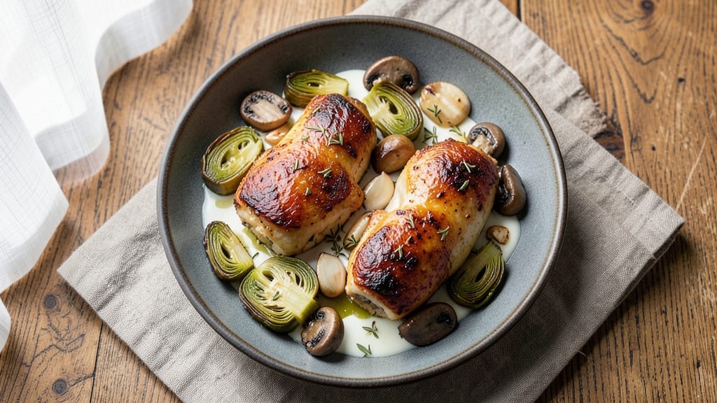 Baked Chicken Artichoke Mushroom Recipe: Herb-Infused Bites With Earthy Depth