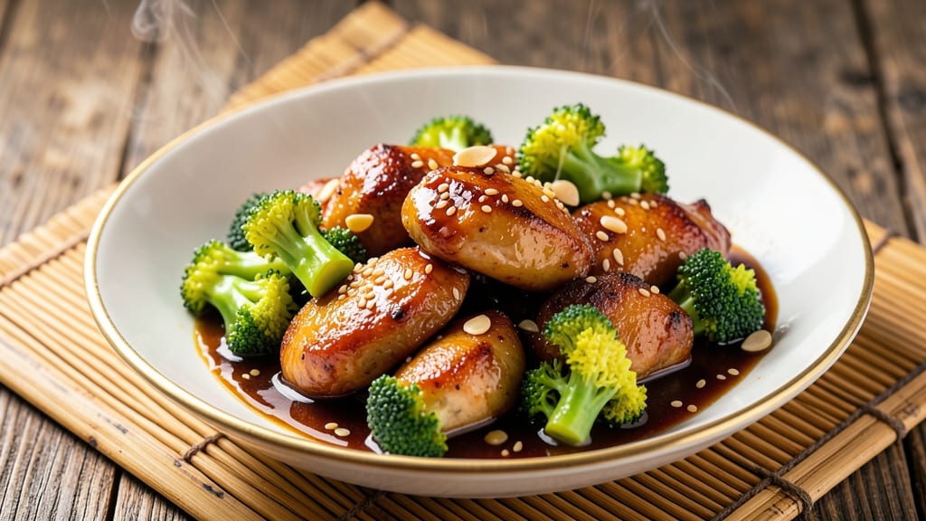 Authentic Chinese Chicken and Broccoli Stir-Fry Recipe: Wok-Heated Crisp-Tender Bites with Savory Soy-Ginger Glaze