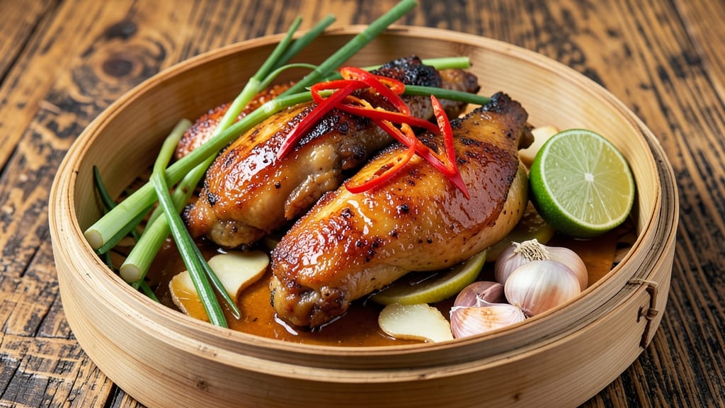 Baked Polynesian Chicken Recipe: Coconut-Lime Glaze That Sticks to the Bone