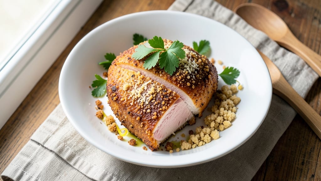 Baked Chicken Breast With Bread Crumbs Recipe: Crispy Crust, Juicy Core Without Drying Out
