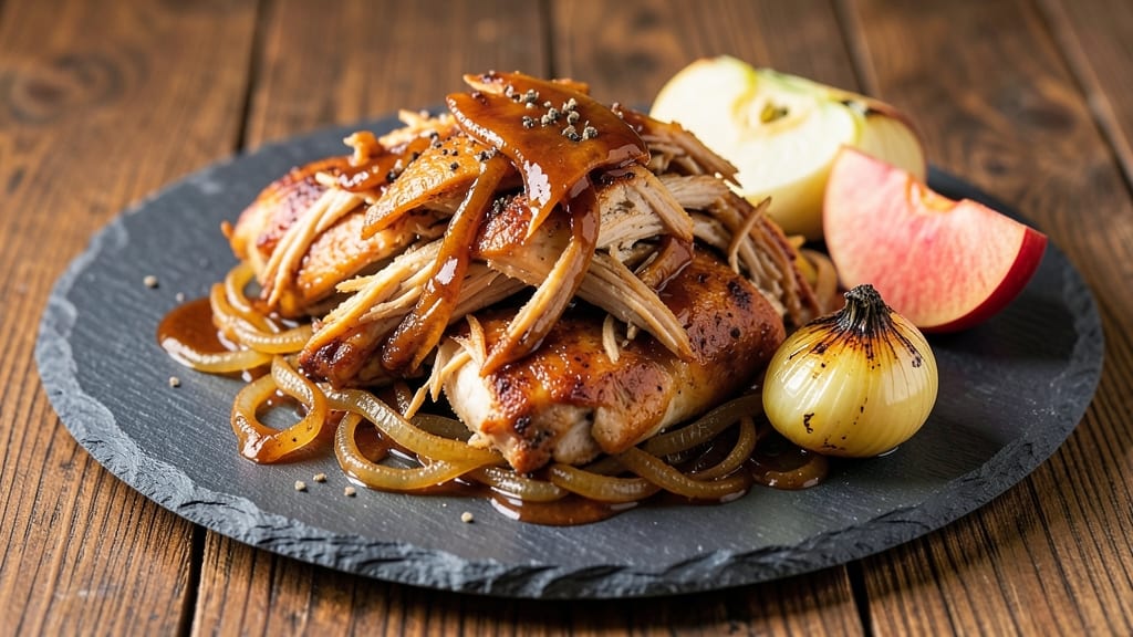 Apple Cider Pulled Chicken Recipe: Smoky-Spiced Fall Flavor in One Pan