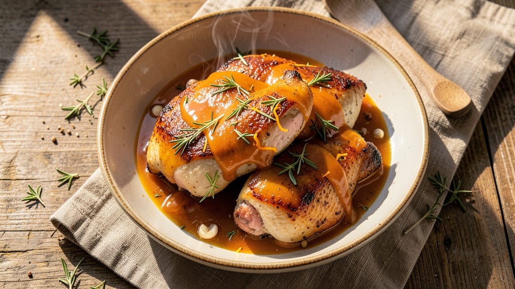 Baked Chicken With Orange Juice Recipe: Zesty Citrus Glaze for Juicy, Moist Meat