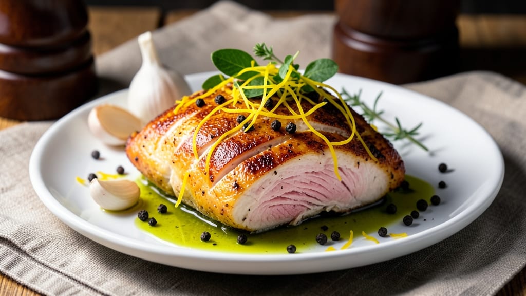 Baked Lemon Pepper Chicken Breast Recipe: Zesty Crispy Skin in 30 Minutes