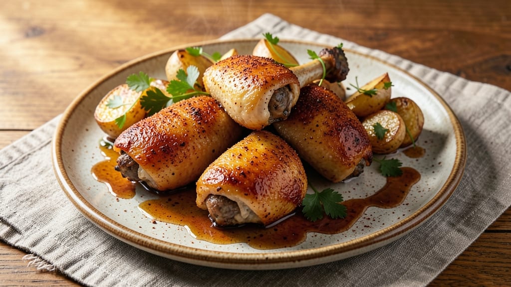 Baked Chicken Thighs and Drumsticks Recipe: Crispy Skin, Juicy Meat Without the Mess