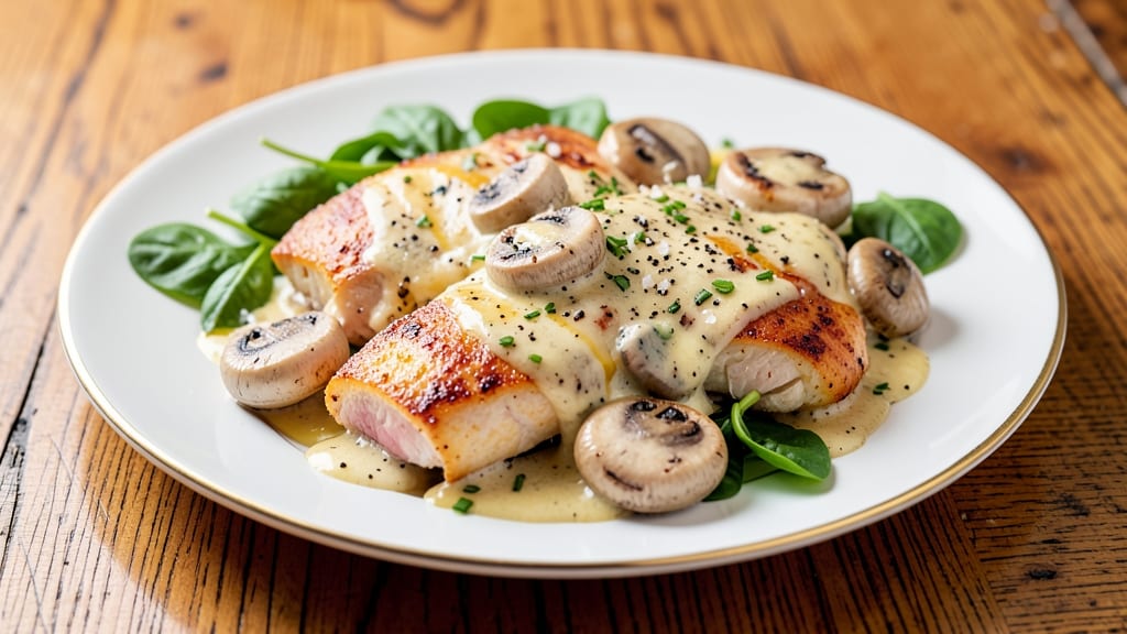 Barefoot Contessa Chicken Divan Recipe: Celery Crown Crunch Over Creamy Mushroom Layers