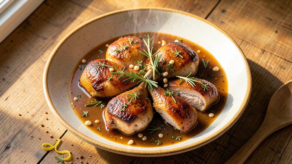 Baked Chicken Thigh Sauce Recipe: Garlic-Herb Pan Gravy That Locks in Moisture