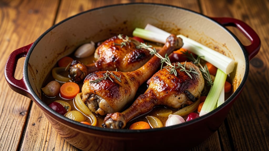 Braised Chicken Legs Recipe: Deep-Rich Flavor After Just 1 Hour