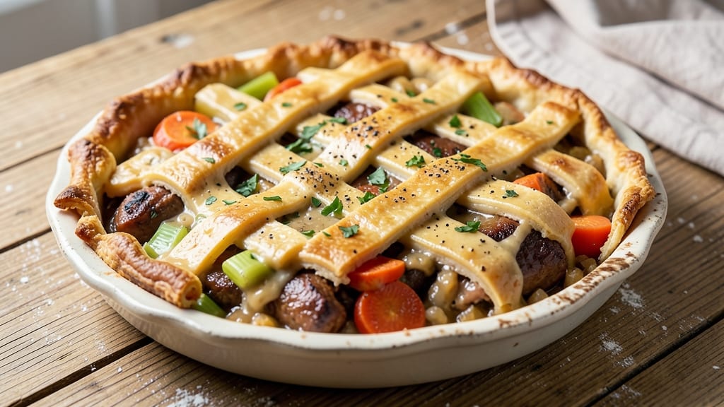 Amish Chicken Pot Pie Recipe: Homestyle Crust With Flaky, Buttery Layers