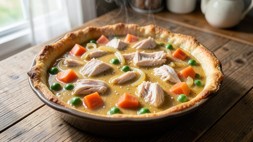 Campbell's Cream of Chicken Pot Pie Recipe: Flaky Top, Creamy Filling in One Dish