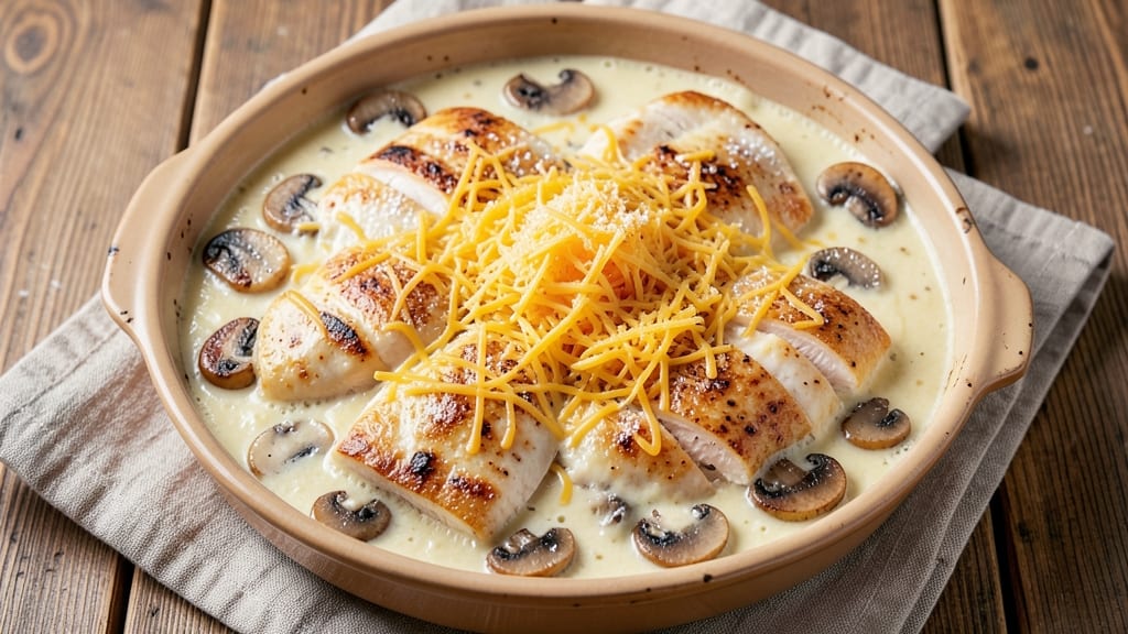 Campbell's Cream of Mushroom Chicken Casserole Recipe: Cheesy, Creamy Comfort in One Dish