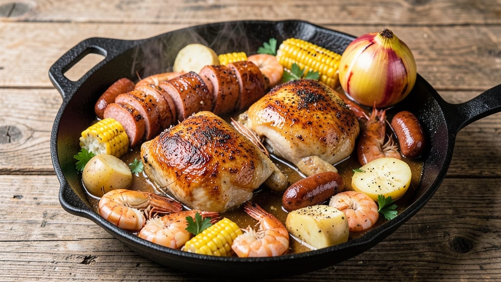 Chicken Seafood Boil Recipe: One-Pot Feast With Buttery Shrimp and Smoky Chicken