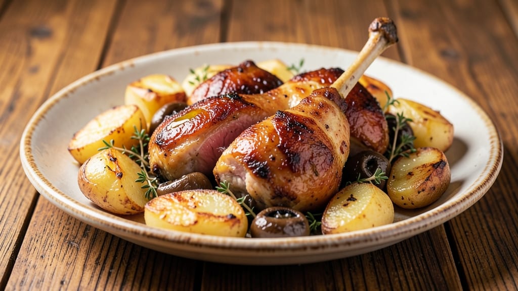 Chicken Thighs, Mushrooms, and Potatoes Recipe: One-Pan Hearty Comfort Dinner