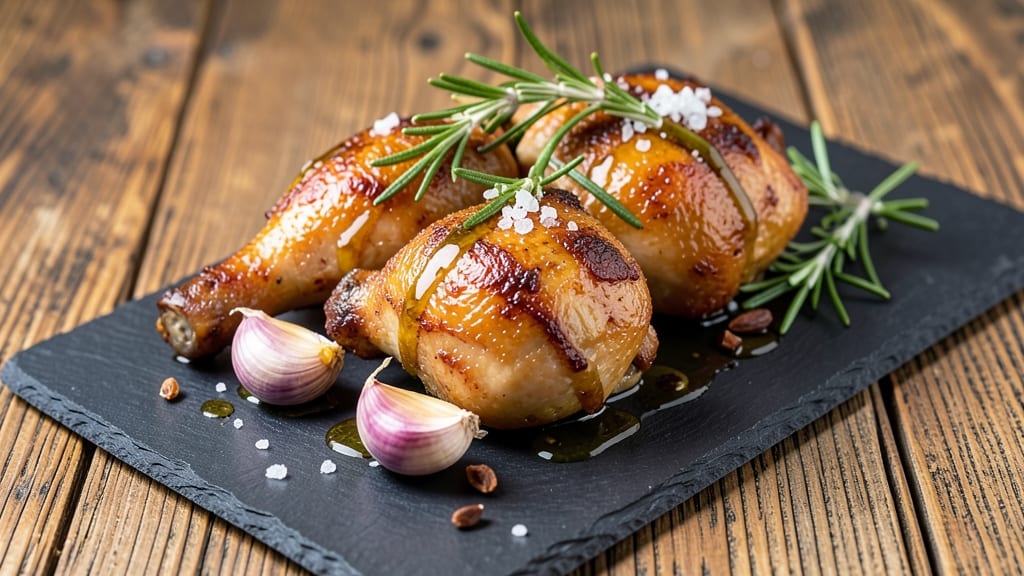 Chicken Thighs and Legs Recipe: Slow-Roasted Crispy Skin and Juicy Meat