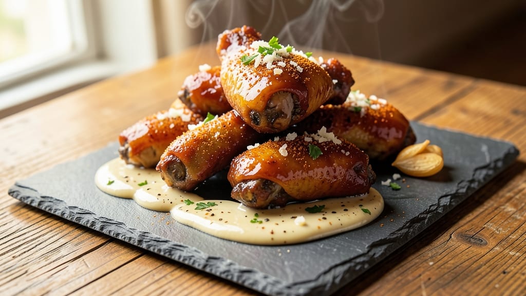 Cowboy Chicken Wings Recipe: Smoky Garlic Butter with Crunchy Parmesan Crust