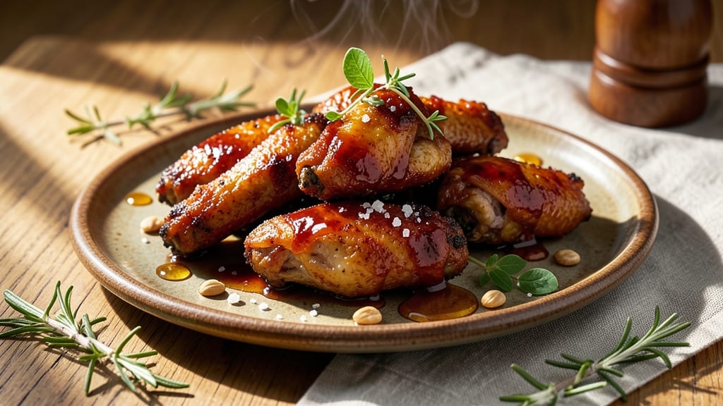 Baked Honey BBQ Chicken Wings Recipe: Sticky Glaze That Caramelizes Without Burning