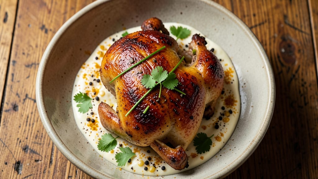 Anthony Bourdain's Roast Chicken Recipe: Spiced Yogurt Secret for Crispy Skin