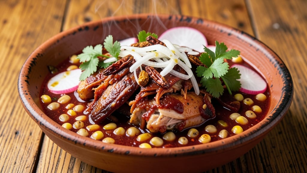 Authentic Red Chicken Pozole Recipe: Smoky Ancho-Chile Simmered with Homestyle Corn