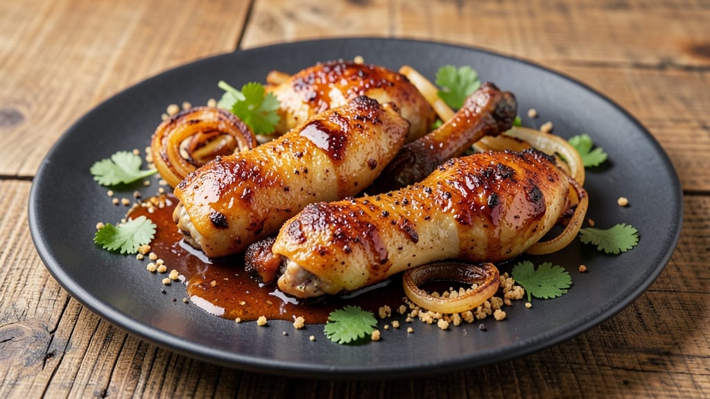 Baked Barbeque Chicken Legs Recipe: Smoky-Sweet Glaze That Locks in Juice