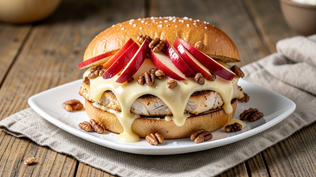 Apple Pecan Chicken Salad Sandwich Recipe: Crunchy Nut Topping and Creamy Fillings