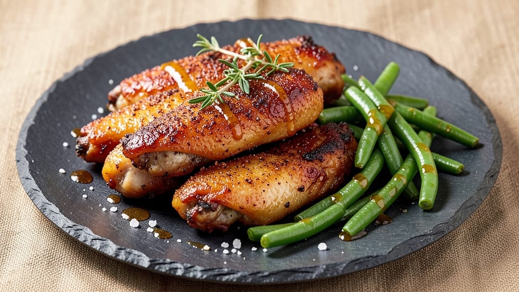 Gordon Ramsay Chicken Wings and Green Beans Recipe: Crispy-Skinned Wings With Al Dente Beans