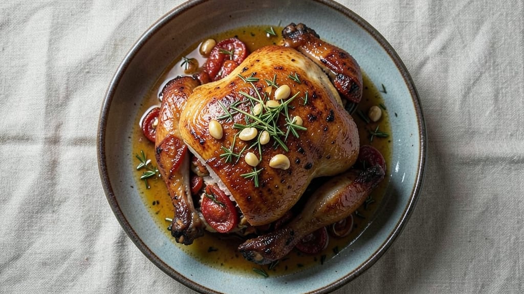 Gordon Ramsay's Stuffed Roast Chicken With Chorizo Recipe: Smoky-Spiced Centerpiece for Showstopping Dinners