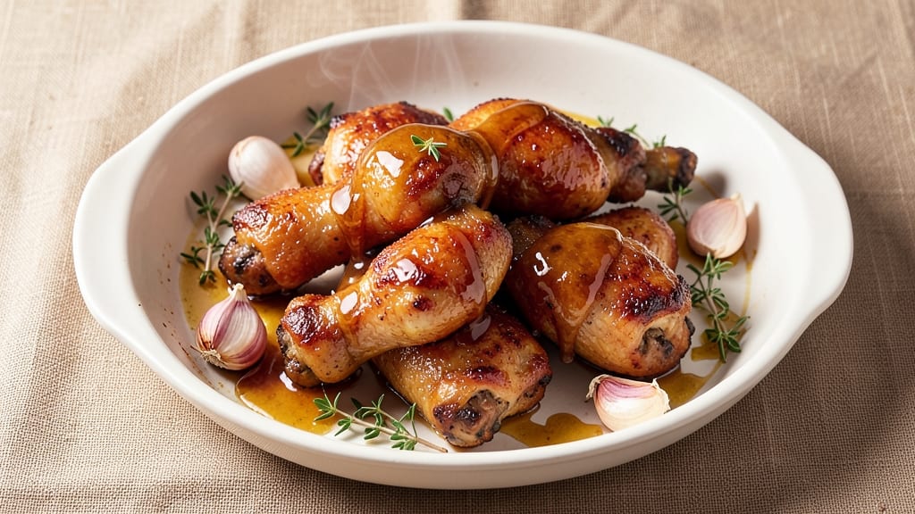 Juicy Baked Chicken Drumsticks Recipe: Honey-Glazed Crispness Without the Mess