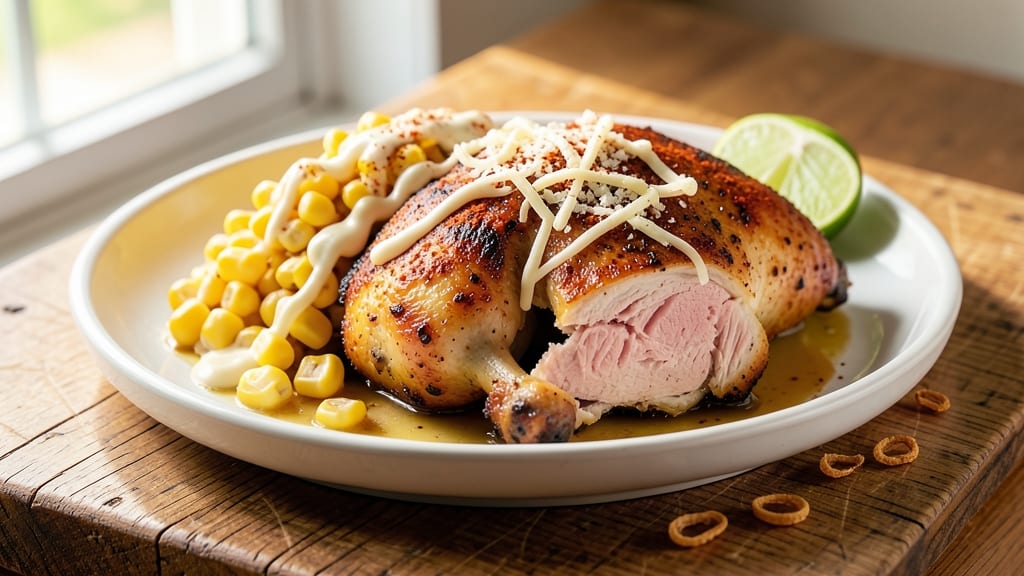 Mexican Street Corn Chicken Recipe: Smoky Charred Crunch With Tangy Lime Zing