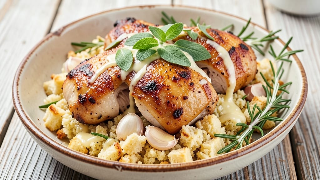 Old Fashioned Chicken And Dressing Recipe: Southern-Style Comfort With Celery Crown Crunch