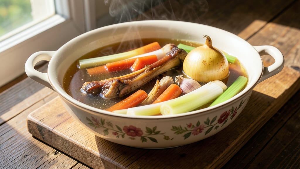 Old Fashioned Chicken Broth Recipe: Homestyle Richness Simmered to Perfection